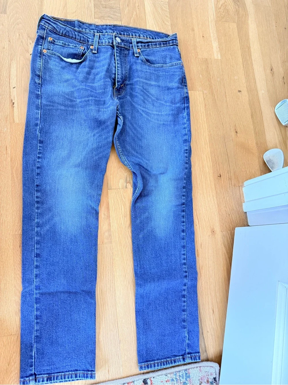 Levi's Men's Classic Blue Straight Jeans